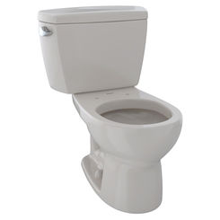 Click here to see Toto CST743SD#12 TOTO Drake Two-Piece Round 1.6 GPF Toilet with Insulated Tank, Sedona Beige - CST743SD#12
