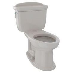 Click here to see Toto CST754EF#12 Toto Eco Dartmouth Two-Piece Elongated 1.28 GPF Universal Height Toilet, Sedona Beige - CST754EF#12