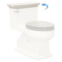Click here to see Toto TCU934CR#11 Toto TCU934CR#11 Colonial White 1-Piece Toilet Tank Lid for Lloyd Toilet