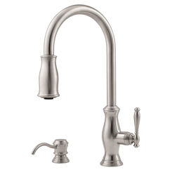 Click here to see Pfister GT529-TMS Pfister GT529-TMS Hanover Pull-Down Kitchen Faucet, Stainless Steel