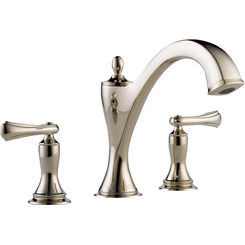 Click here to see Brizo T67385-PNLHP BRIZO T67385-PNLHP Charlotte Roman Tub Faucet Trim in Polished Nickel (less handles)
