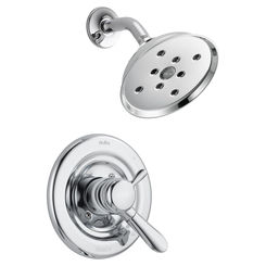 Click here to see Delta T17238-H2O Delta T17238-H2O Lahara Monitor 17 Series H2Okinetic Shower Trim, Chrome