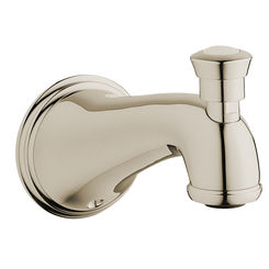 Click here to see Grohe 13610BE0 GROHE 13610BE0 Tub Spout Diverter - Brushed Nickel