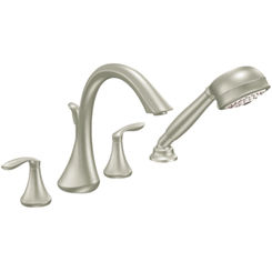 Moen 6410bn Eva Brushed Nickel Two Handle Lavatory Faucet Moen 6410bn Eva Brushed Nickel Two Handle Lavatory Faucet