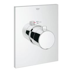 Click here to see Grohe 27620000 GROHE 27620000 Grotherm F Custom Shower Thermostatic Valve Trim - StarLight Chrome