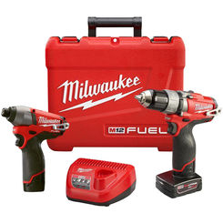 Click here to see Milwaukee 2594-22 Milwaukee 2594-22 M12 Fuel Impact/Driver Drill Kit
