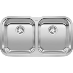 Click here to see Blanco 441020 Blanco 441020 Stellar Undermount double-bowl sink Kitchen Sink