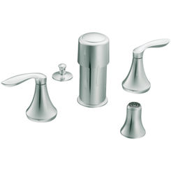 Moen 6410bn Eva Brushed Nickel Two Handle Lavatory Faucet Moen 6410bn Eva Brushed Nickel Two Handle Lavatory Faucet