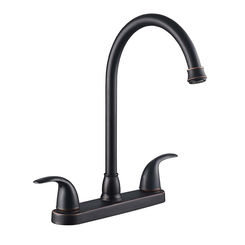Click here to see Ultra Faucets UF21005 Ultra Faucets UF21005 Oil-Rubbed Bronze Vantage Two Handle Kitchen Faucet