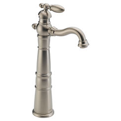 Click here to see Delta 755LF-SS Delta 755LF-SS Victorian Single Handle Vessel Bathroom Faucet - Stainless Steel