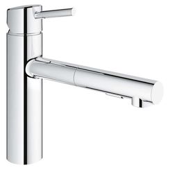 Click here to see Grohe 31453001 Grohe 31453001 Concetto Single-Handle Pull-Out Kitchen Faucet, StarLight Chrome