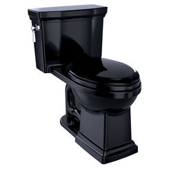 Click here to see Toto MS814224CEF#51 TOTO Promenade II One-Piece Elongated 1.28 GPF Universal Height Toilet, Ebony - MS814224CEF#51