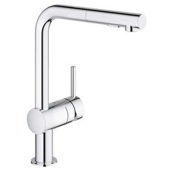 Click here to see Grohe 30300000 Grohe 30300000 Minta Single-Handle Kitchen Faucet - StarLight Chrome
