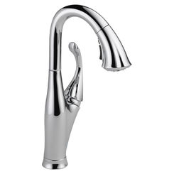Click here to see Delta 9992-DST Delta 9992-DST Addison One Handle Pull-Down Bar/Prep Faucet - Chrome