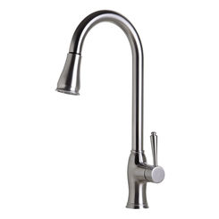 Click here to see Alfi AB2043-PSS ALFI AB2043-PSS Pull-Down Polished Stainless Steel Kitchen Faucet
