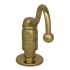 Click here to see Whitehaus WHSD1167-B Whitehaus WHSD1167-B Beluga 4 1/2-Inch Solid Brass Soap/Lotion Dispenser, Polished Brass