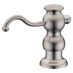 Click here to see Whitehaus WHSD031-BN Whitehaus WHSD031-BN Soap/Lotion Dispenser, Brushed Nickel