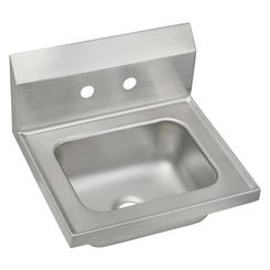 Click here to see Elkay CHSB17162 Elkay CHSB17162 Stainless Steel Single Bowl Wall Hung Handwash Sink - Buffed Satin