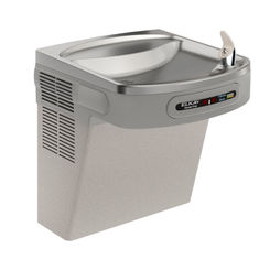 Click here to see Elkay LZO8L Elkay LZO8L Wall-Mounted Hands-Free Water Cooler - 8 GPH, Filtered, 115v, Light Gray