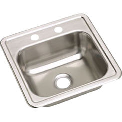 Click here to see Dayton KW50115153 Dayton KW50115153 Stainless Steel Top Mount Single Bowl Kingsford Sink