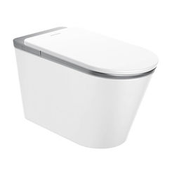 Click here to see Trone Plumbing G2ETBCERN-12.WH Trone Ganza II Smart Electronic Bidet Toilet w/ Efoam in White, G2ETBCERN-12.WH