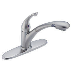 Click here to see Delta 470-ARWE-DST Delta Signature 470-ARWE-DST Arctic Stainless Water-Efficient Kitchen Faucet
