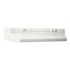 Click here to see Broan 463601 Broan-NuTone 463601 36-Inch Convertible Under-Cabinet Range Hood, 220 CFM, White