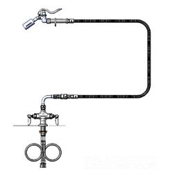 Click here to see T&S Brass B-0300-WD T&S Brass B-0300-WD Double Pantry Faucet