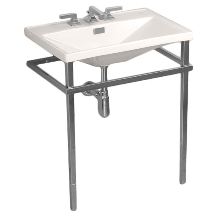 Toto LF930.8MCP#03 TOTO LF930.8MCP#03 Bone Lloyd Metal Console Lavatory
