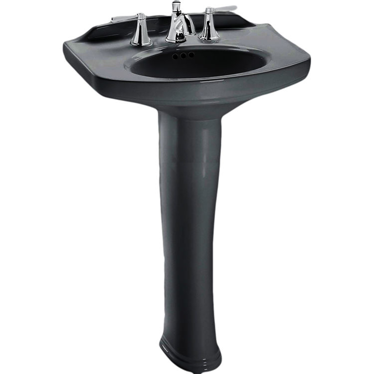 Toto LPT642.451 Dartmouth 25 x 18 Ebony Pedestal Lavatory Sink