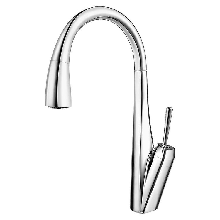 View 2 of Pfister GT529-MDC Pfister GT529-MPC Polished Chrome Pill-Down Kitchen Faucet