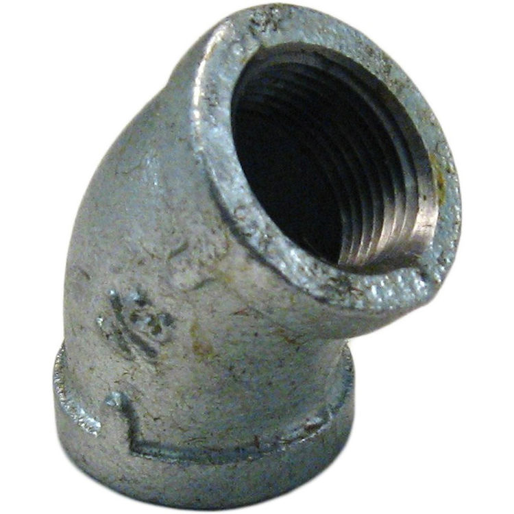 Commodity GALLL4534 Galvanized 45 Degree Elbow, 3/4 Inch