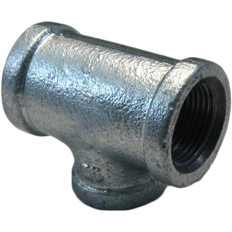 Commodity GALT1134 Galvanized Tee, 1 x 1 x 3/4 Inch