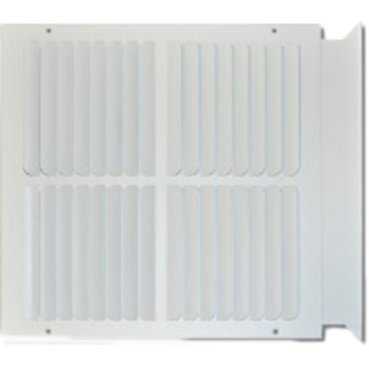 View 3 of Shoemaker 452-20X20 Shoemaker 452 20in X 20in White 2-Way Diffuser Curved Blades And Slide-In Damper