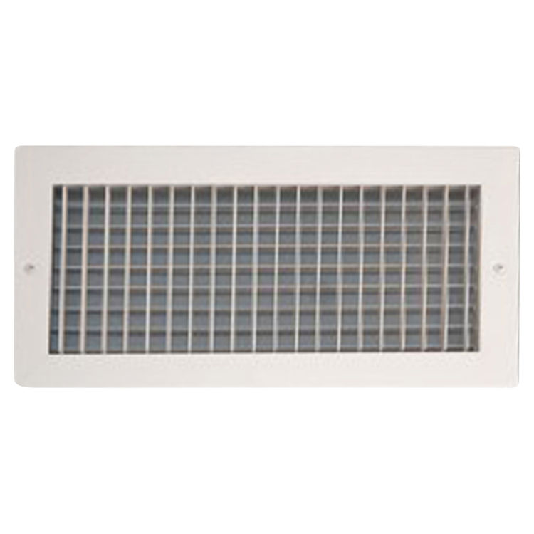 Shoemaker 933-0-14X8 14X8 White Vent Cover (Stamped Steel One Piece Frame) - Shoemaker 933-0 Series