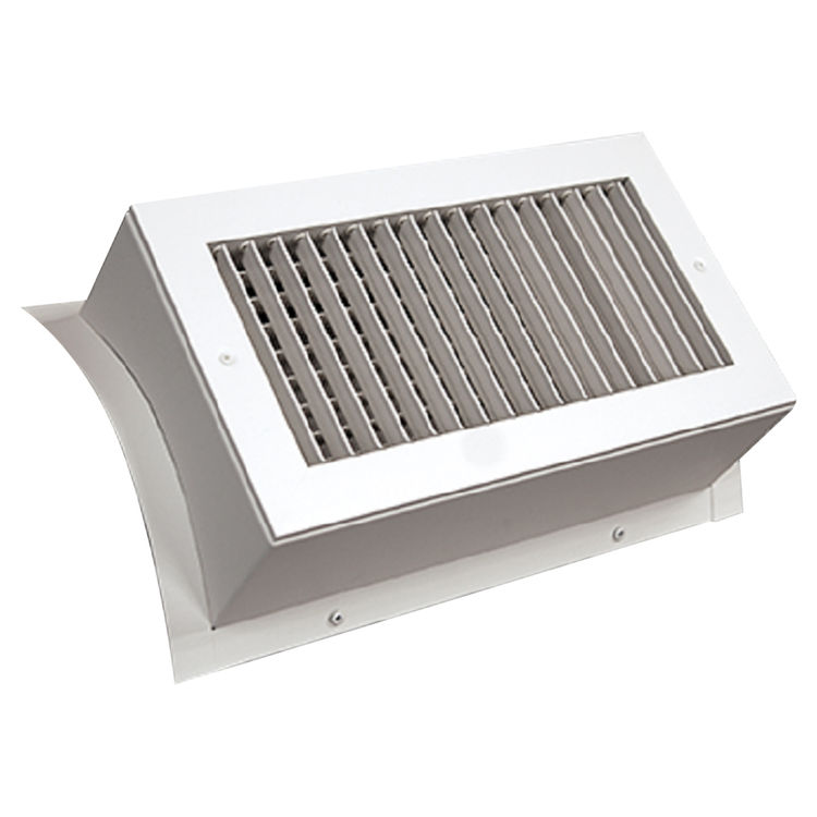14X6 White Vent Cover (Galvanized)Shoemaker SD34GALV0 Series