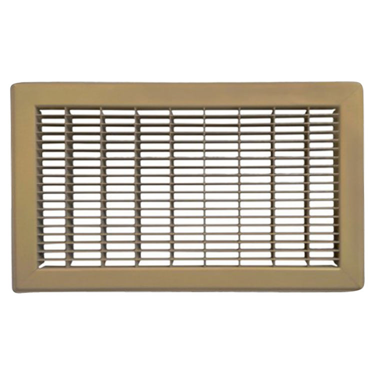 Shoemaker 1600-R-10X36 10x36 Driftwood Tan Vent Cover (Steel Honeycomb Construction) - Shoemaker 1600R