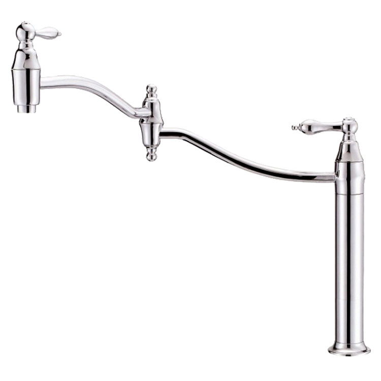 Danze D206040 Danze D206040 Fairmont Chrome Single Handle Deck Mount Pot Filler