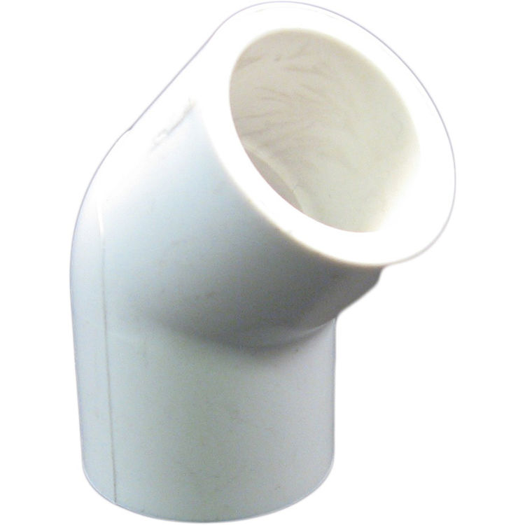 Commodity PVCL4512 Schedule 40 PVC 45 Degree Elbow, 1/2 Inch