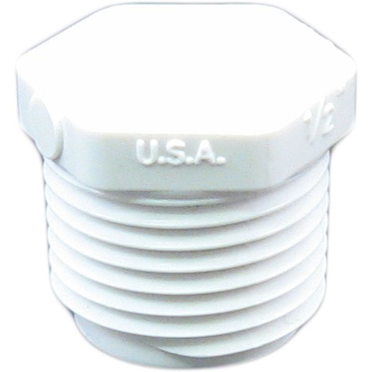 Commodity Schedule 40 PVC 1/2 Inch Threaded Plug