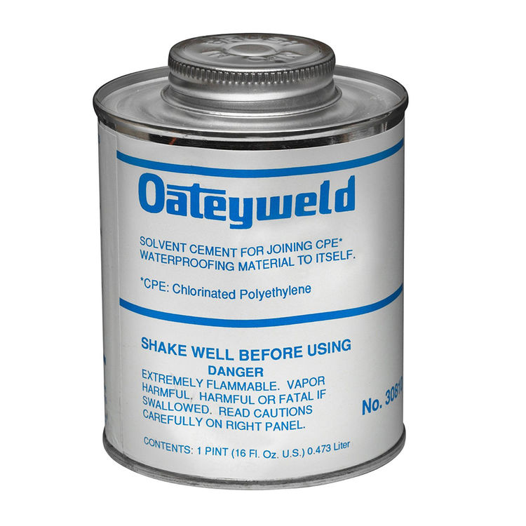 Oatey 30810 Oatey 30810 16-Ounce CPE Solvent with Dauber, Clear Liquid