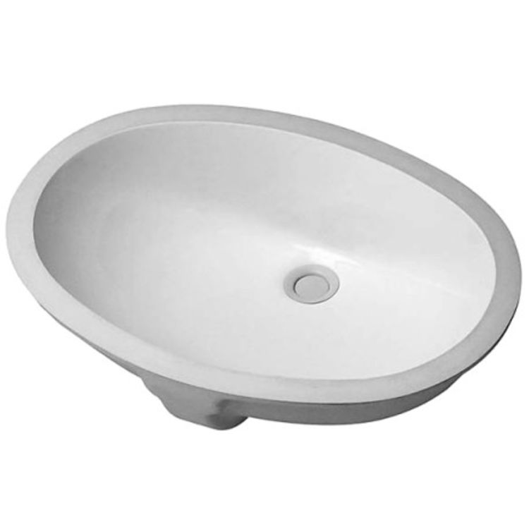 Duravit 466510000 Duravit 0466510000 Undermount 21-15/32 Porcelain Bathroom Sink, White