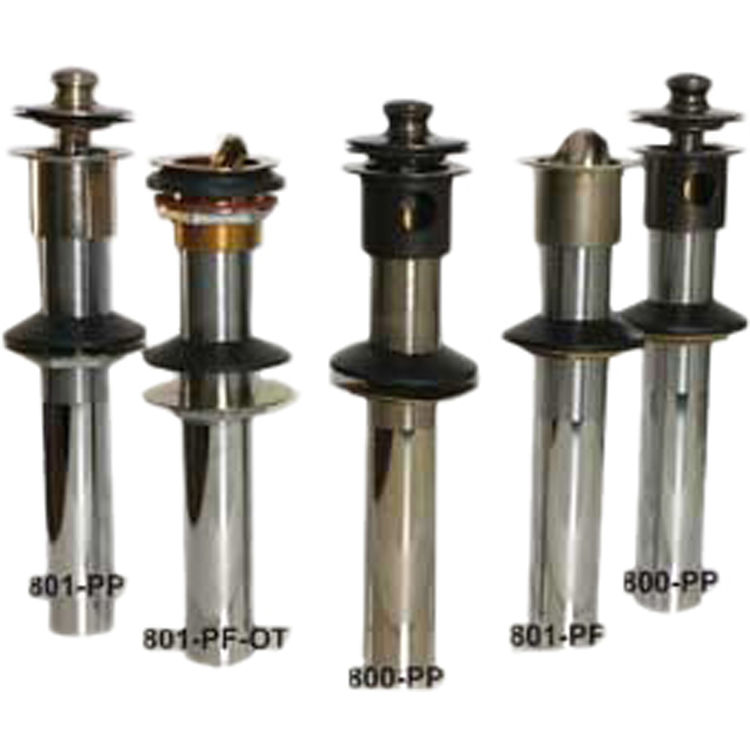 Watco 800-PF-BRS-PB Watco 800-PF-BRS-PB Tubular Brass PresFlo Polished Brass Lavatory Drain Assembly