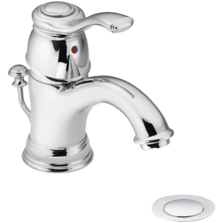 Moen 6102P Kingsley Polished Brass SingleHandle Lavatory Faucet