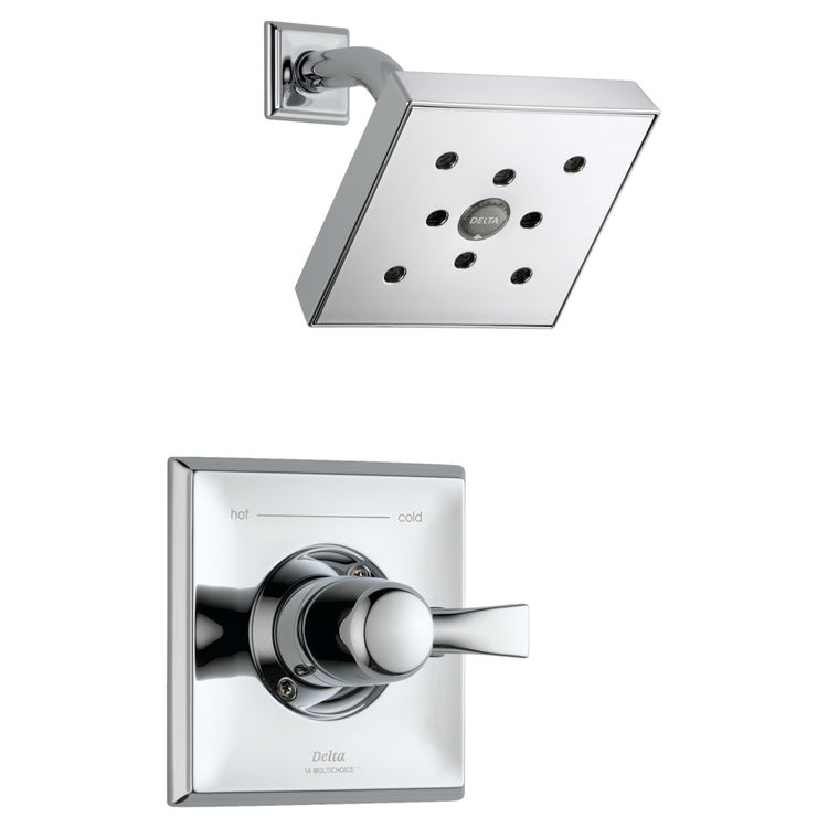 Delta T14251-H2O Delta T14251-H2O Dryden Monitor 14 Series H2Okinetic Shower Trim, Chrome