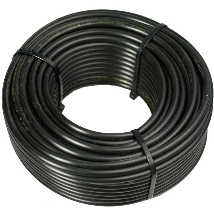 2 Polyethylene Tubing 200 Roll Black Interstate Plastics 4J100 