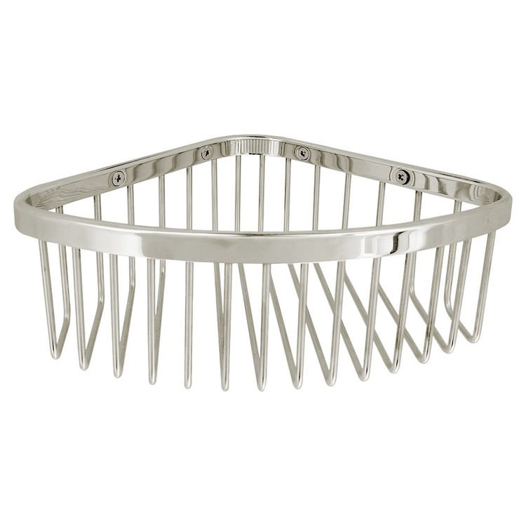 KOHLER K1898SN SMALL CORNER SHOWER BASKET POLISHED NICKEL