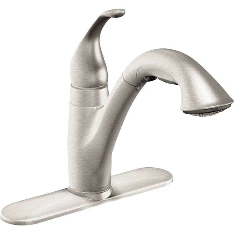 Moen 7545srs Camerist Spot Resist Stainless One Handle Low Arc Kitchen Faucet