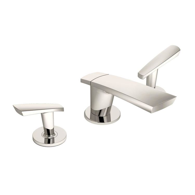 Symmons SLW-4112-PNL-1.5 Symmons Slw-4112-Pnl-1.5 Naru Polished Nickel two Handle Widespread Lavatory Faucet
