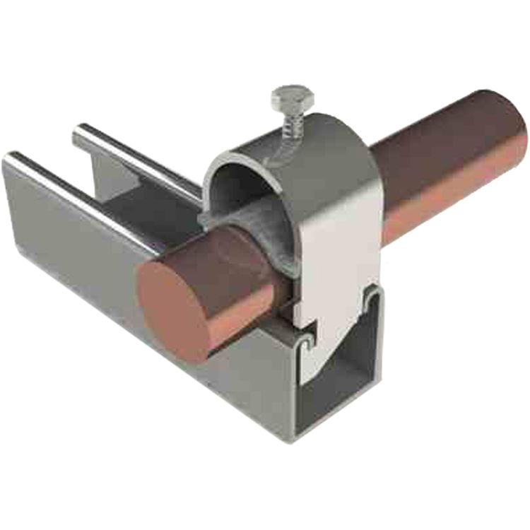 B-Line The Unistrut UNI 112 1-1/2 Inch Stainless Steel Pipe Clamp